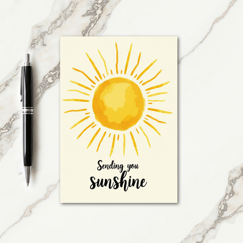 Sunshine Birthday Card