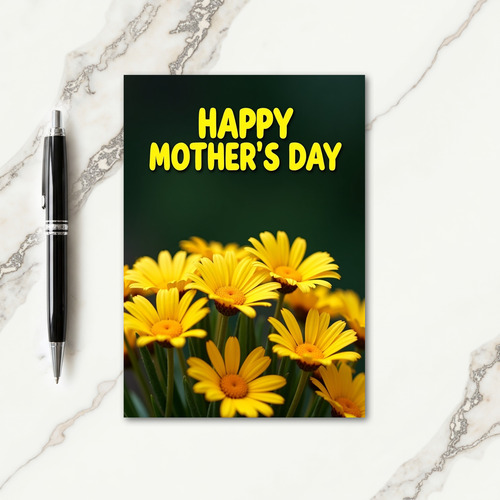 Sunshine Lettered Mothers Day Card