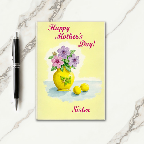 Sunshine Mothers Day Sister Card