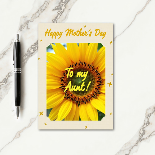 Sunshine Petal Mothers Day Card
