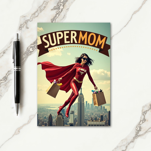 Super Mom To The Rescue Card