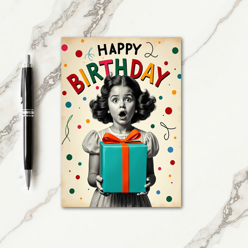 Surprise Child Birthday Card