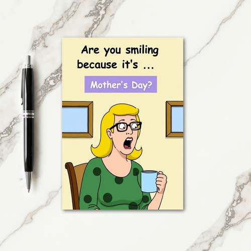 Surprise Mothers Day Card