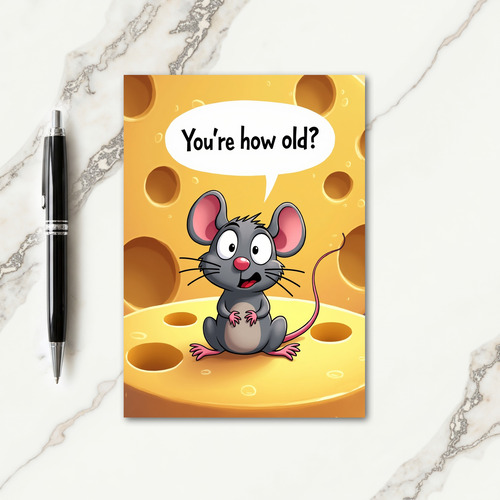 Surprise Rodent Birthday Card