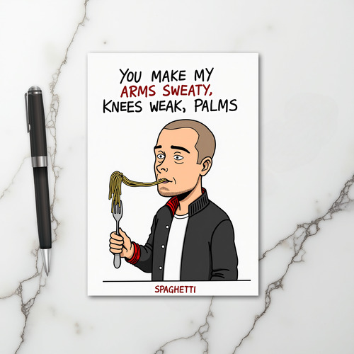 Sweaty Palms Spaghetti Card