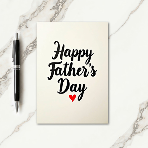 Sweeping Fathers Day Lines Card