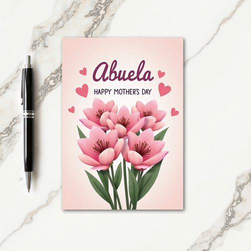 Sweet Abuela Mothers Day Card