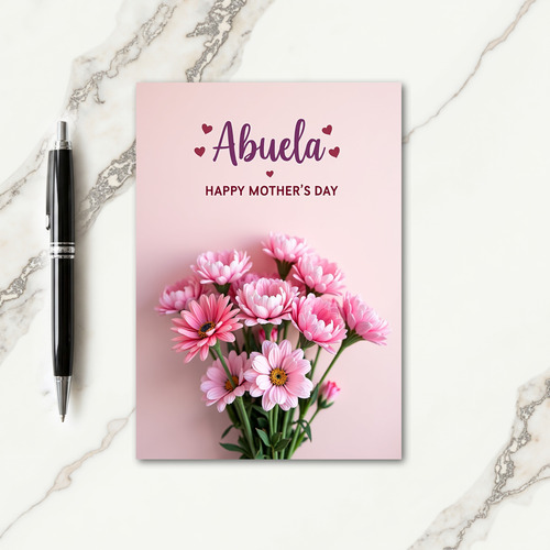 Sweet Abuelas Day Floral Card