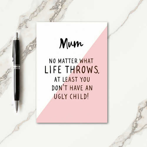 Sweet Aesthetic Mothers Day Card