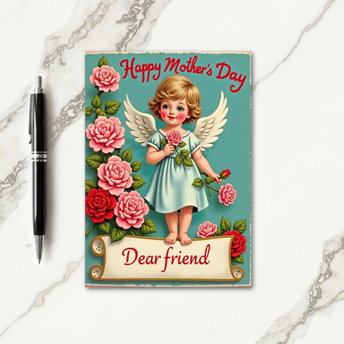 Sweet Angel Mothers Day Card