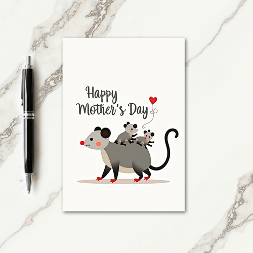 Sweet Animal Family Card