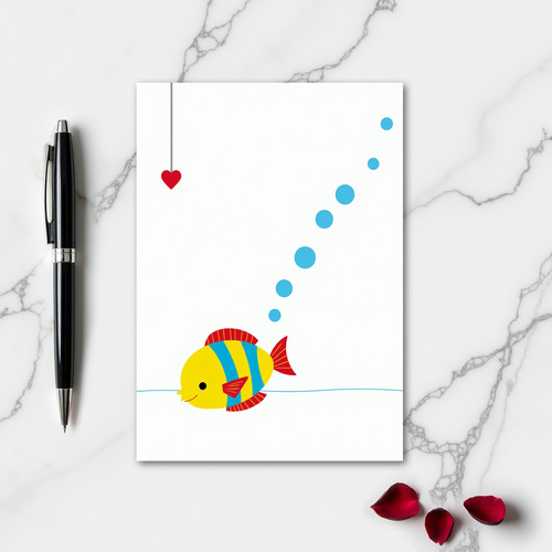 Sweet Aquatic Love Card