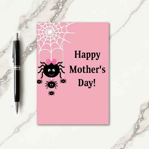 Sweet Arachnid Mothers Day Card