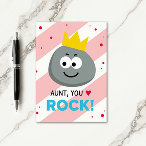 Sweet Aunt Mothers Day Crown Card