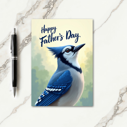 Sweet Avian Fathers Day Card