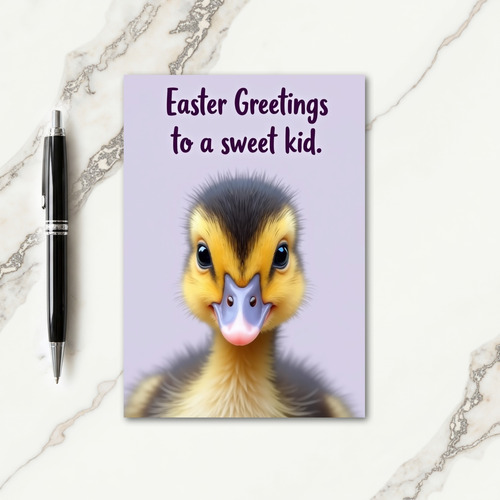 Sweet Baby Bird Easter Card