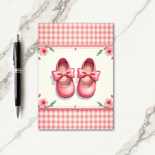 Sweet Baby Shoe Card