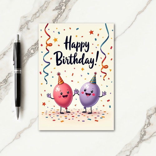 Sweet Balloon Birthday Card