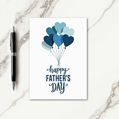 Sweet Balloon Fathers Day Card