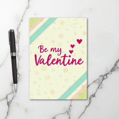 Sweet Be My Valentine Love Card