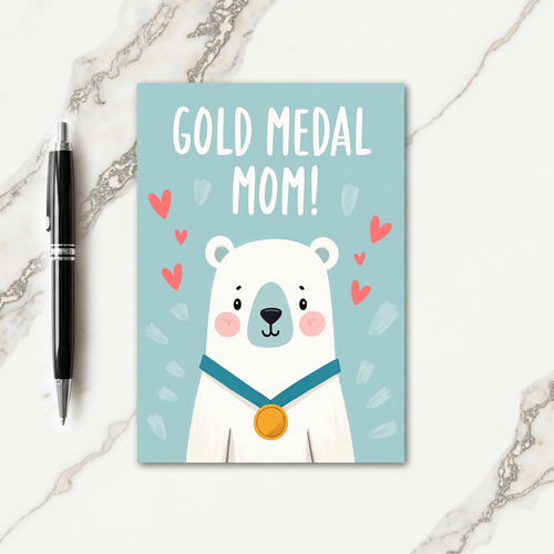 Sweet Bear Award Mothers Day Card