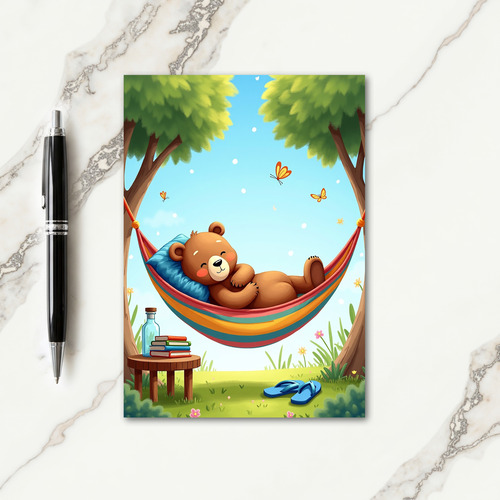 Sweet Bear Hammock Card