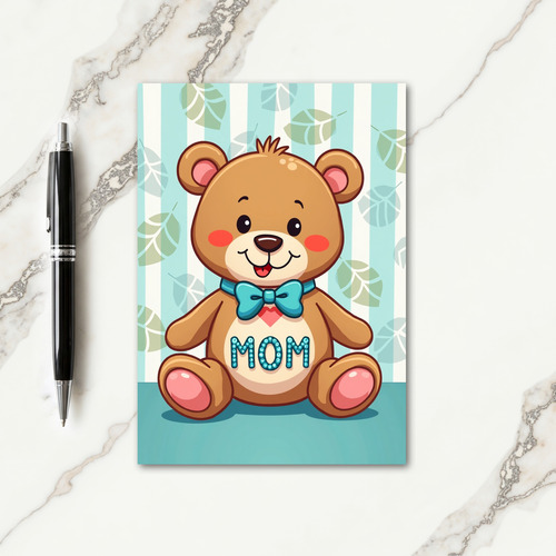 Sweet Bear Moms Day Card