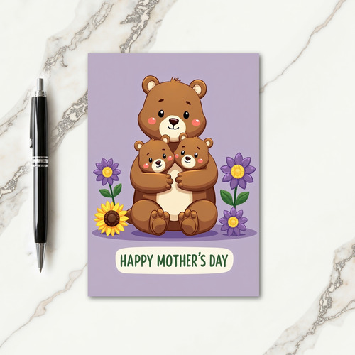 Sweet Bear Mother Day Card