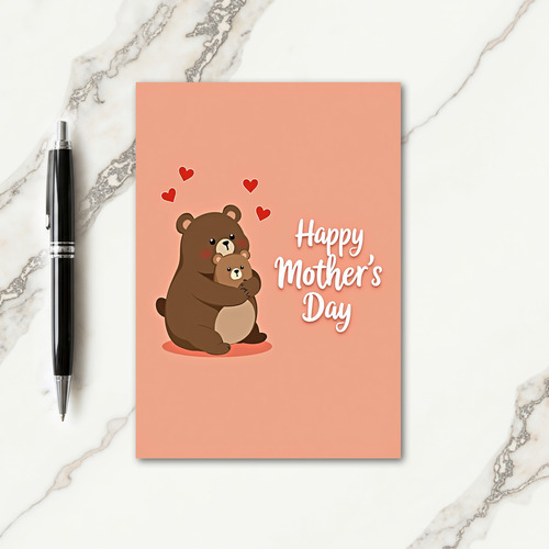 Sweet Bear Mother Love Card