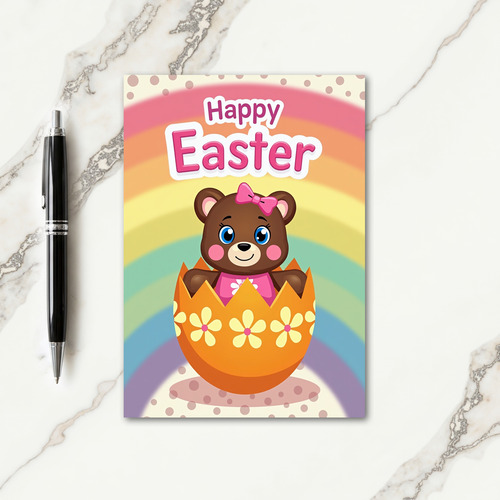 Sweet Bear Spring Card