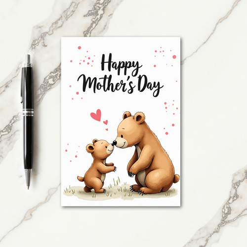 Sweet Bears Mothers Day Card