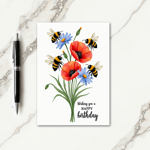 Sweet Bee Garden Card