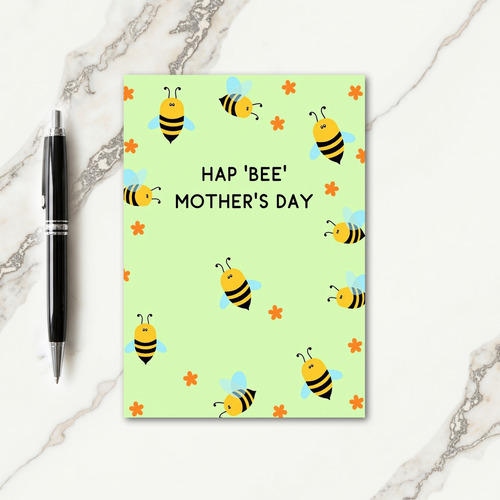 Sweet Bee Mothers Day Card
