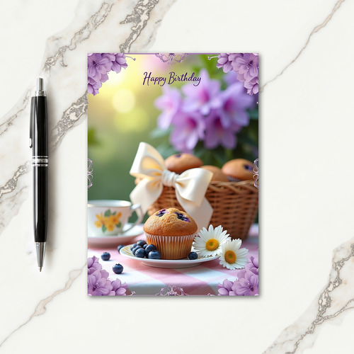 Sweet Berry Treat Birthday Card