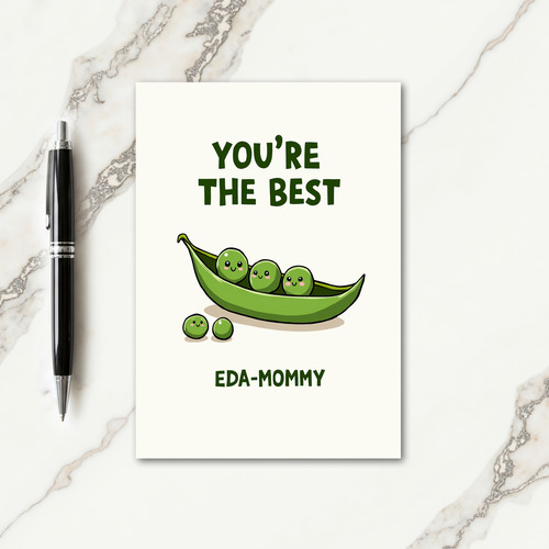 Sweet Best Mom Illustration Card