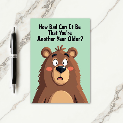 Sweet Bewildered Birthday Card