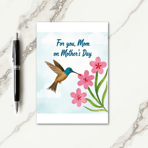 Sweet Bird Floral Mothers Day Card