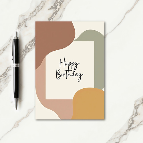 Sweet Birthday Abstract Card