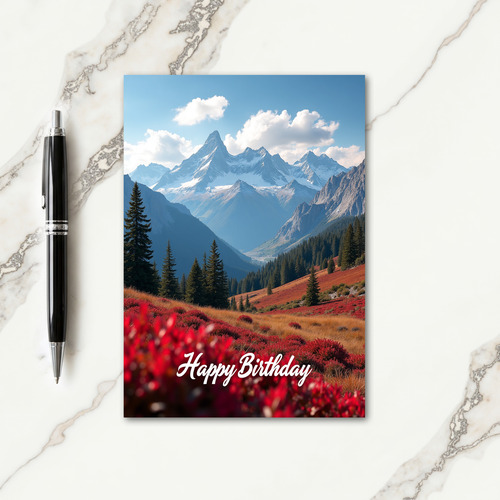 Sweet Birthday Alpine Card