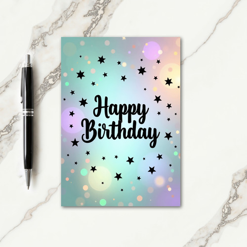 Sweet Birthday Astral Shapes Card
