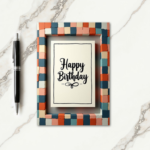 Sweet Birthday Block Card