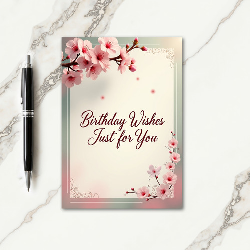 Sweet Birthday Blossoms Card