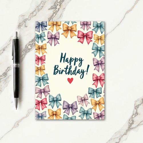 Sweet Birthday Bows Card