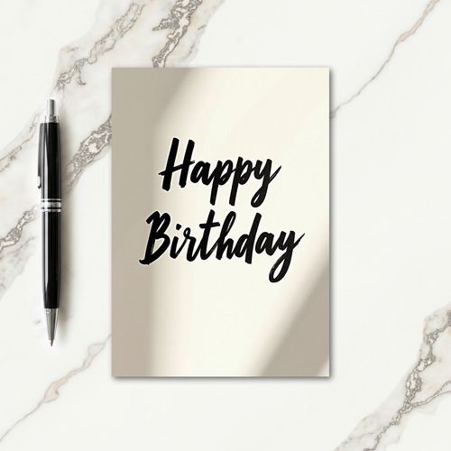 Sweet Birthday Brush Card