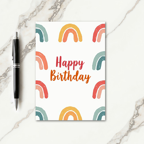 Sweet Birthday Brushstroke Card