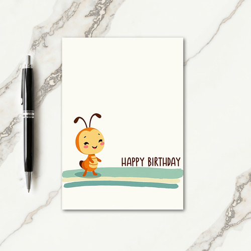 Sweet Birthday Bug Card