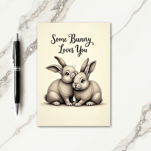Sweet Birthday Bunny Sketch Card