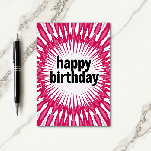 Sweet Birthday Burst Card