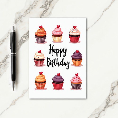 Sweet Birthday Cake Array Card