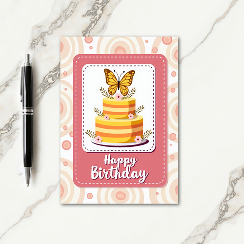 Sweet Birthday Cake Card